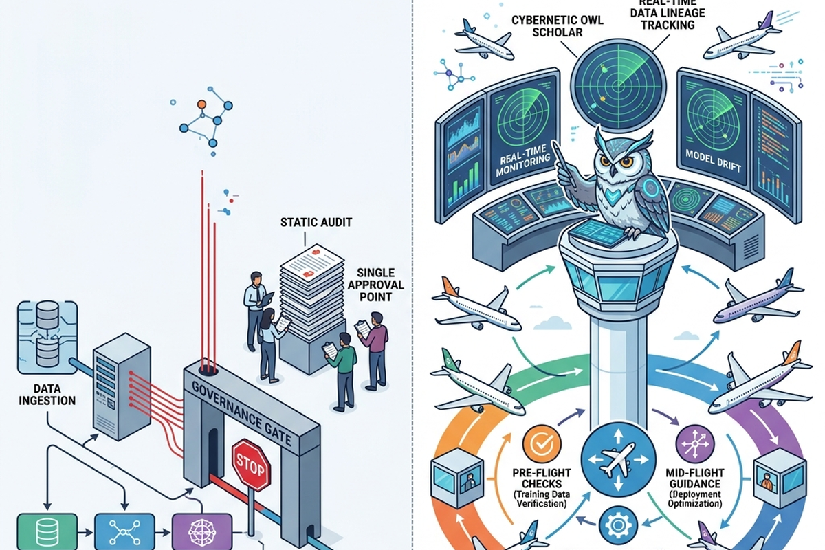 Supporting diagram for The Architecture of Trust: Governance Patterns for AI-Augmented Analytics