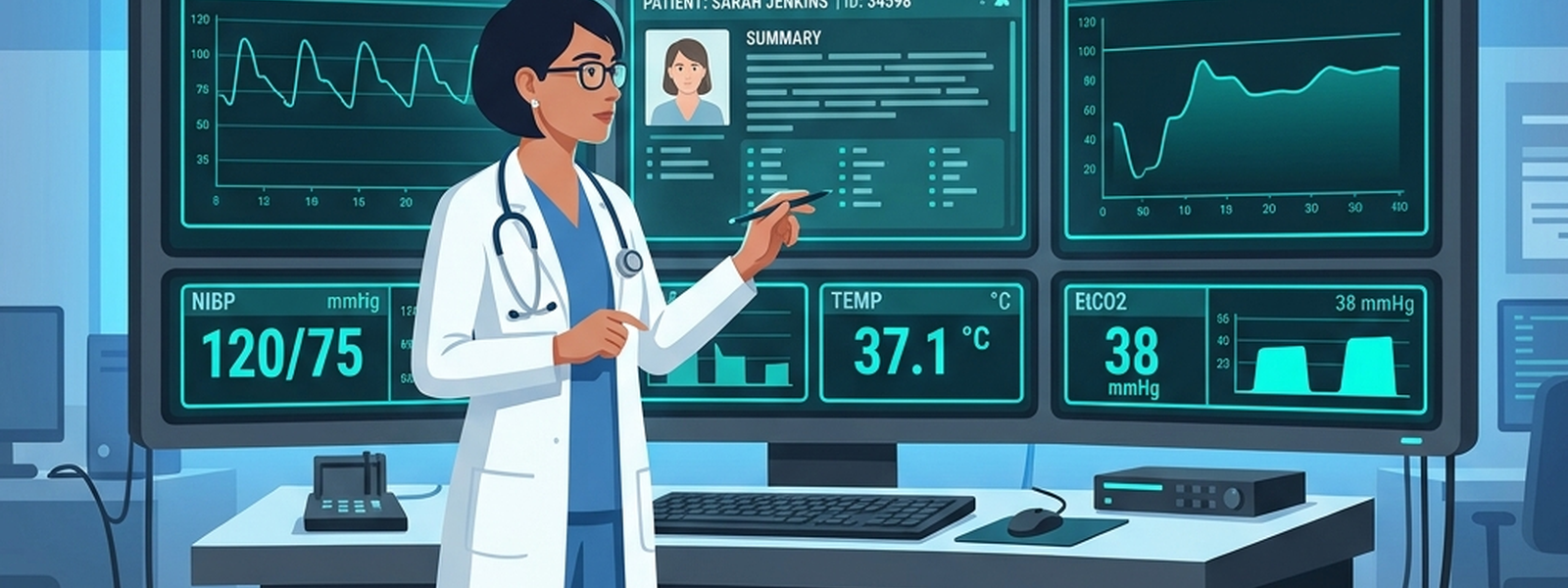 Six Vital Signs, One Patient