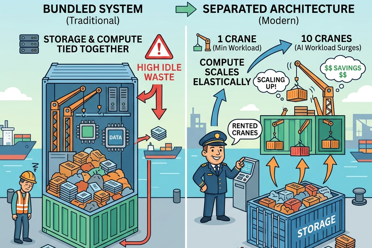Supporting diagram for Cranes You Can Rent by the Hour