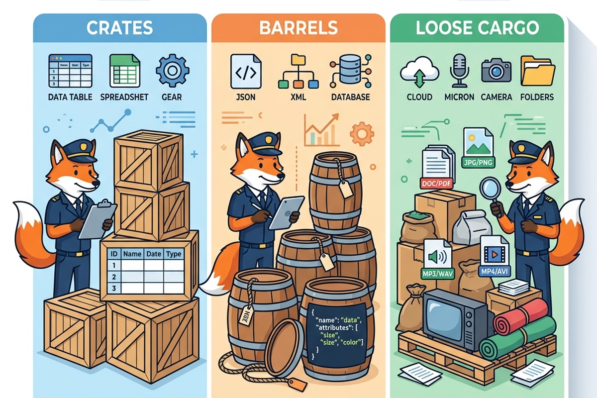 Supporting diagram for Crates, Barrels, and Loose Cargo